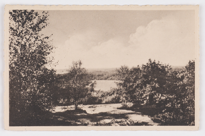 18187 Gezicht op de zandverstuiving bij de Stompert bij Soesterberg (gemeente Soest).